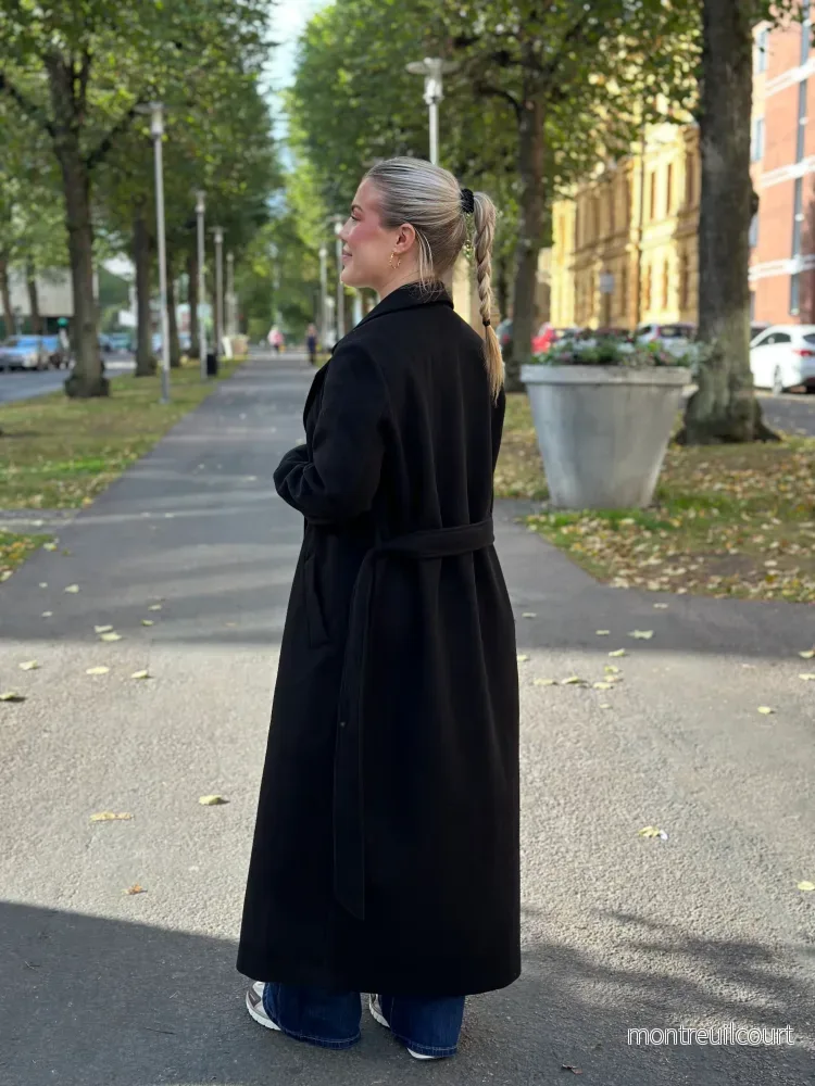 VEROMODA - FORTUNEAYA XTRA LONG COAT -BLACK - Bild 2