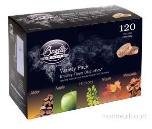 Bradley Rökbriketter Fem Smaker120-pack Bradley Rökbriketter Fem Smaker120-pack