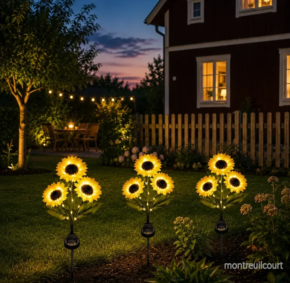 SolrosLjus – Stämningsfull trädgårdsbelysning med solenergi - Bild 2
