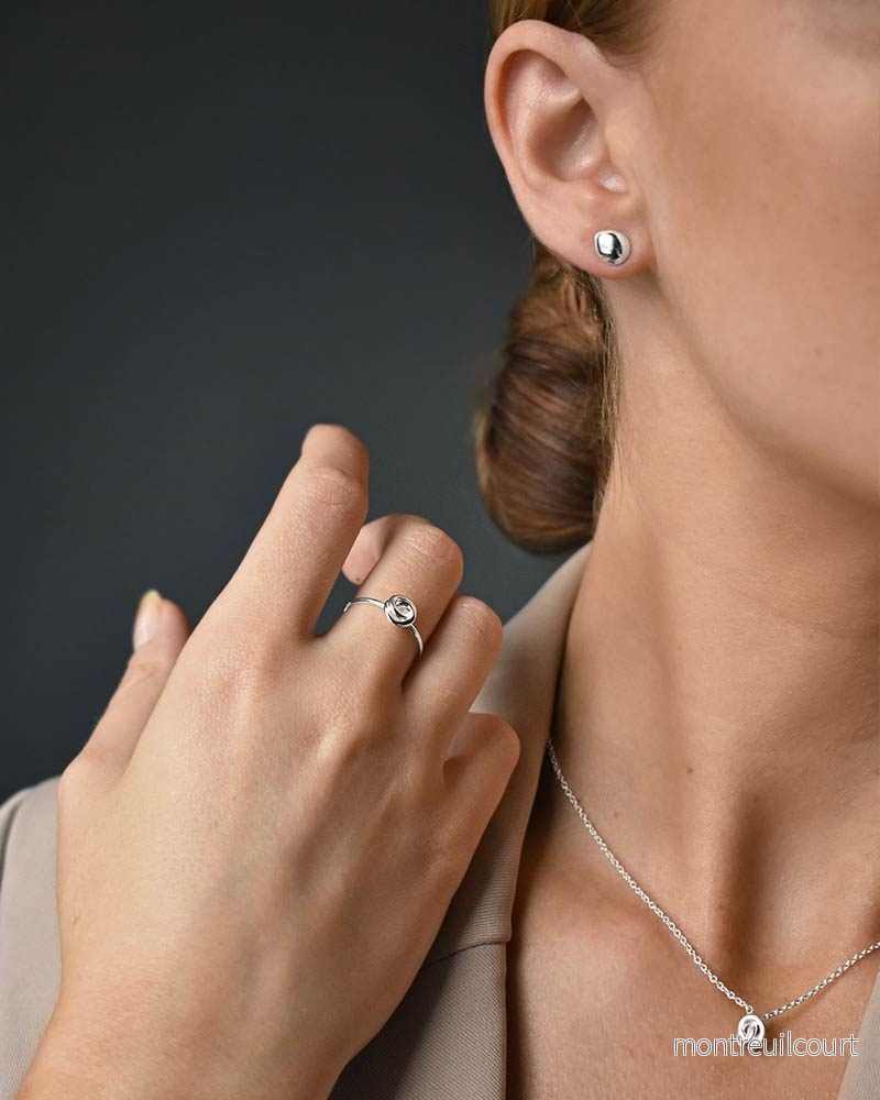 Stardust drop studs Polished - Bild 3