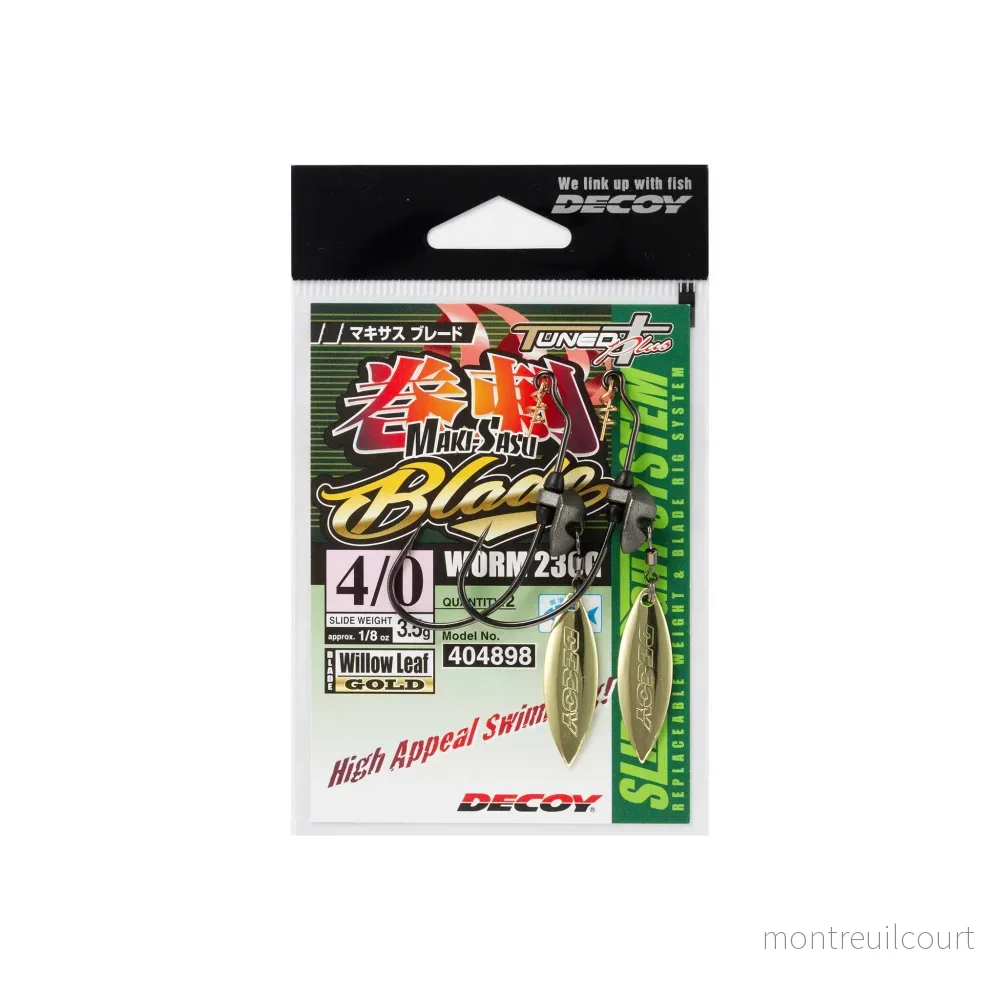 Worm230G Makisasu Blade Gold #1/0-2.5g - Bild 2