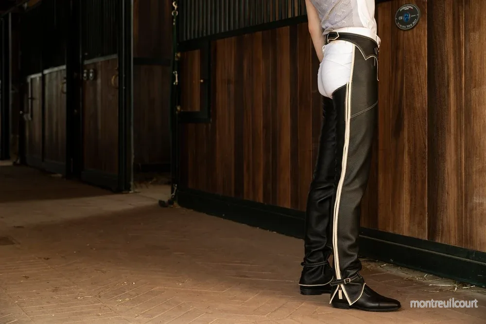 Parlanti Classic Long Chaps Svarta
