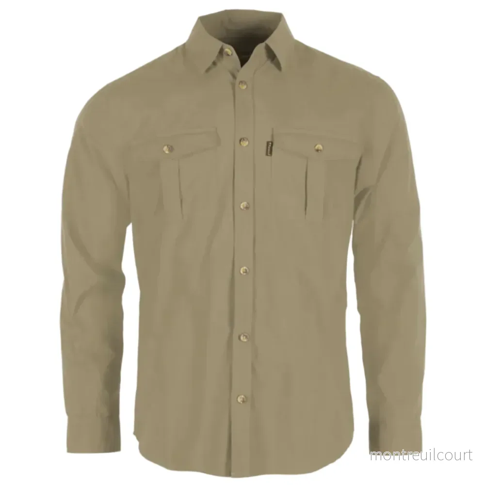 Pinewood InsectSafe Poplin L/S Shirt Herr
