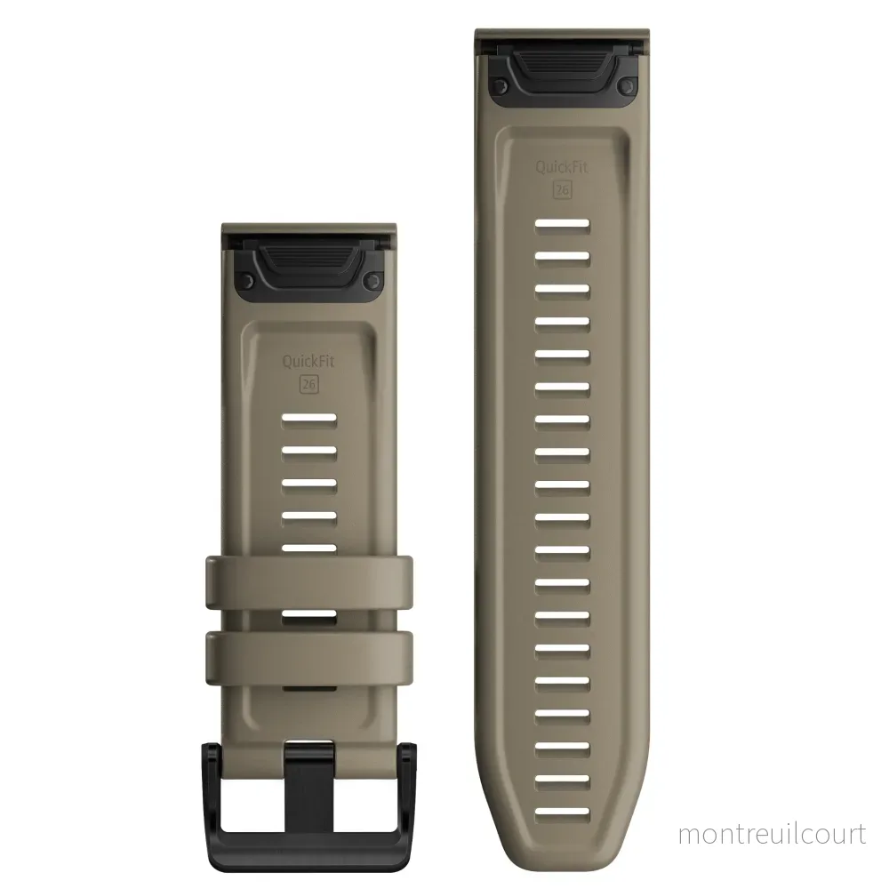 Garmin QuickFit 26 Klockarmband Mörk Sandstensfärgad Silikon - Bild 2