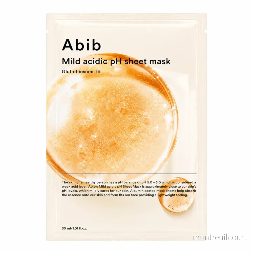 Abib Mild Acidic pH Sheet Mask Glutathiosome Fit 1 sheet