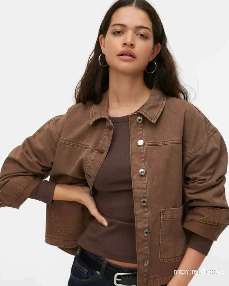 VEROMODA – JAMIE LS DENIM SHACKET – CHOCOLATE TORTE/WASHED VEROMODA – JAMIE LS DENIM SHACKET – CHOCOLATE TORTE/WASHED