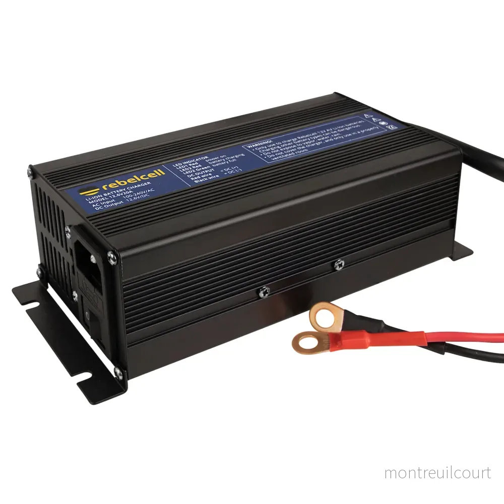 Rebelcell 12.6V20A NMC Charger