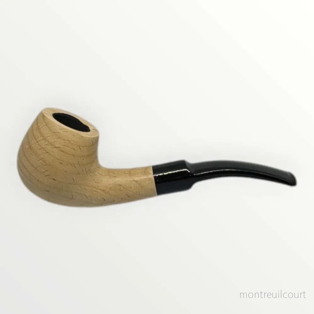 Pipa Naturell – Obehandlad Träpipa i Modell Bent Brandy (137mm) - Bild 2
