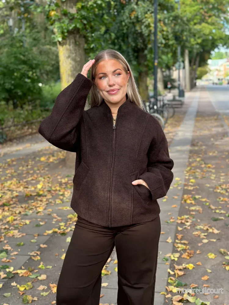 SELECTED FEMME – JAQUELINE WOOL BLEND JACKET – DELICIOSO/MELANGE