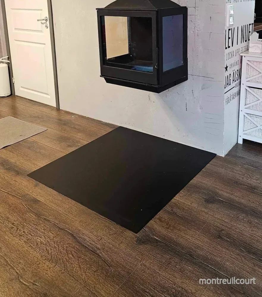 Golvplåt/Gnistskydd Rak
