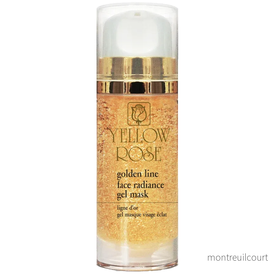 Yellow Rose Golden Line Face Radiance Gel Mask, 100 ml.