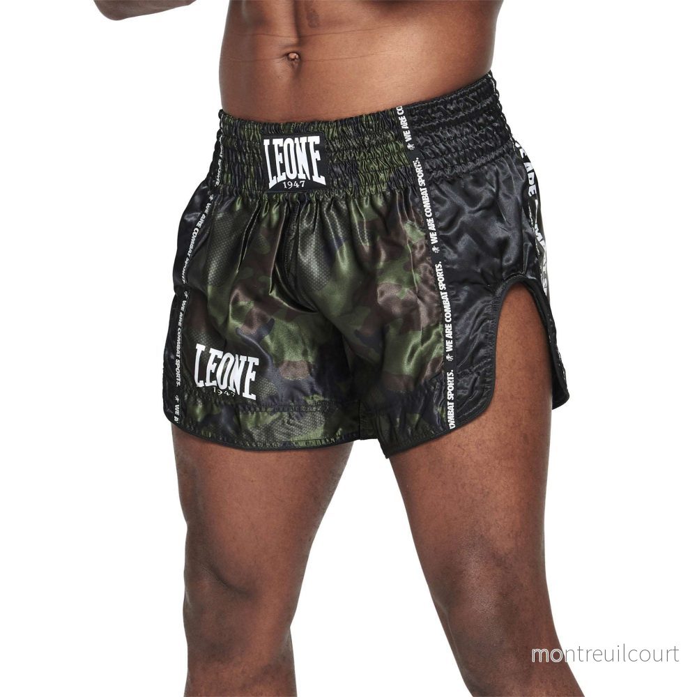 Leone 1947 Kick & Thai CAMOUFLAGE Shorts AB961 – Funktionella och stiliga shorts för kampsport - Bild 3