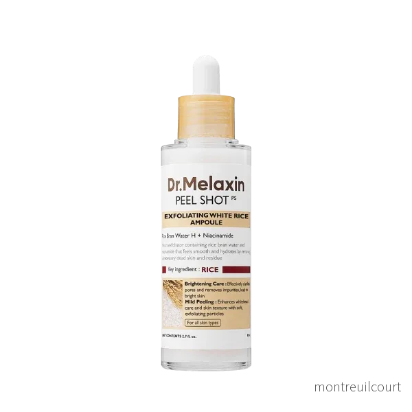Dr.Melaxin Peel Shot Exfoliant White Rice Ampoule 80ml Dr.Melaxin Peel Shot Exfoliant White Rice Ampoule 80ml