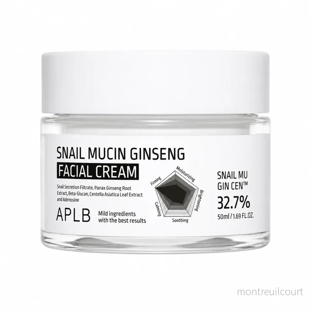 APLB Snail Mucin Ginseng Facial Cream 55ml APLB Snail Mucin Ginseng Facial Cream 55ml