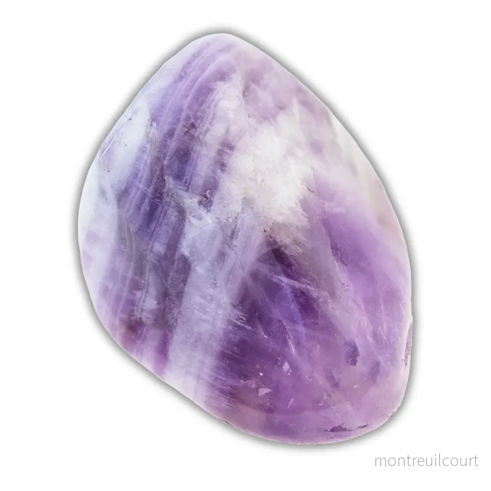 Ametist bandad / Bandametist / Chevron  – stor palmstone