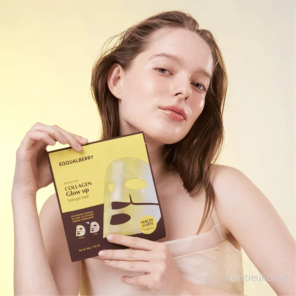 Eqqualberry Collagen Glow Up Hydrogel Mask - Bild 2