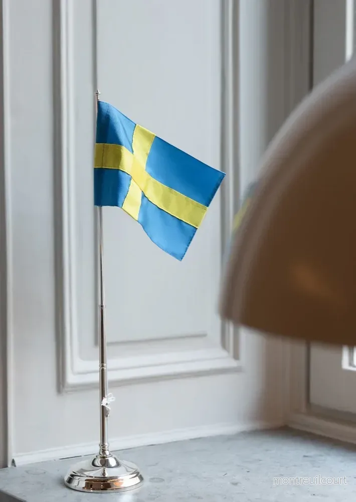 Flaggstång - Klassisk försilvrad - Bild 2