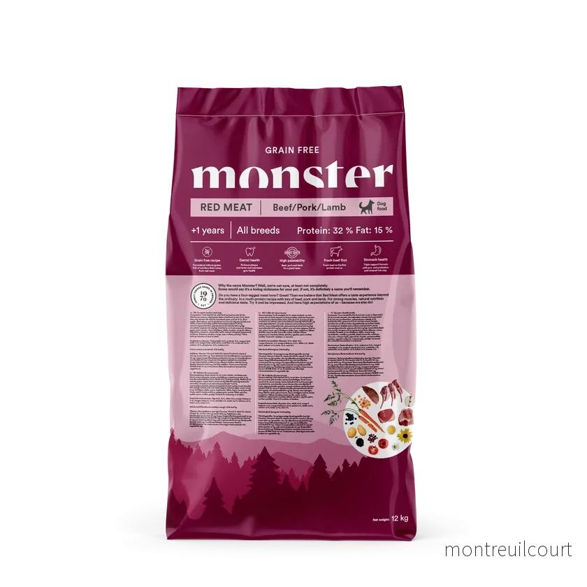 Monster Dog Grain Free Adult Red Meat - Bild 3