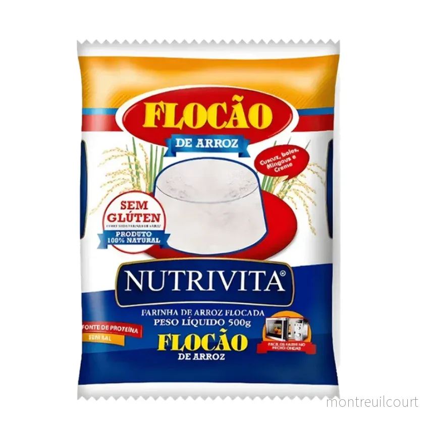Flocão de Arroz / Flaked Rice for Couscous – Nutrivita (500g)