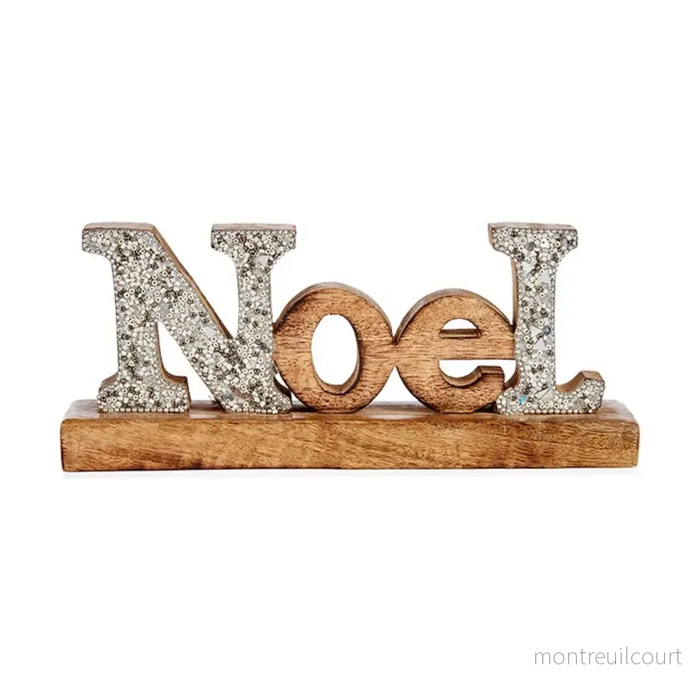 Noel Glitter Trä 25 cm