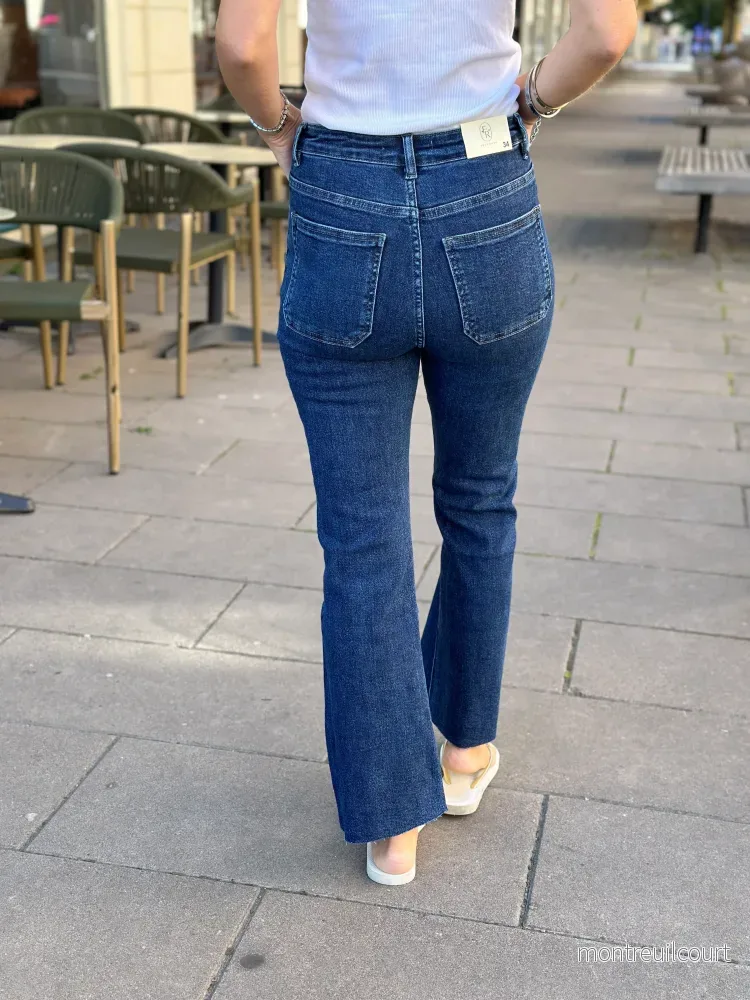 COSY HOUSE - FLARED JEANS Y6119D# - DARK BLUE MED FICKOR - Bild 3