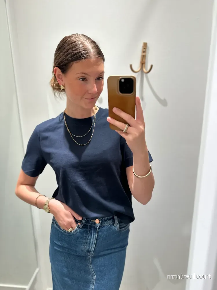 SELECTED FEMME – ESSENTIAL SS BOXY TEE – DARK SAPPHIRE SELECTED FEMME – ESSENTIAL SS BOXY TEE – DARK SAPPHIRE