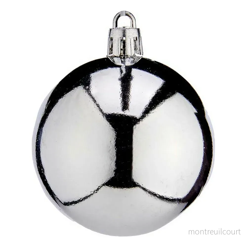 24 st Julgranskulor Silvriga Ø 6 cm 24 st Julgranskulor Silvriga Ø 6 cm