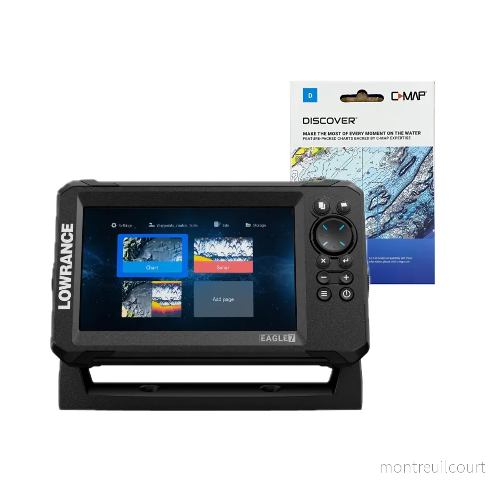 Lowrance Eagle 7 SplitShot HD + C-MAP DISCOVER – Västervik to Söderhamn Paketdeal Lowrance Eagle 7 SplitShot HD + C-MAP DISCOVER – Västervik to Söderhamn Paketdeal