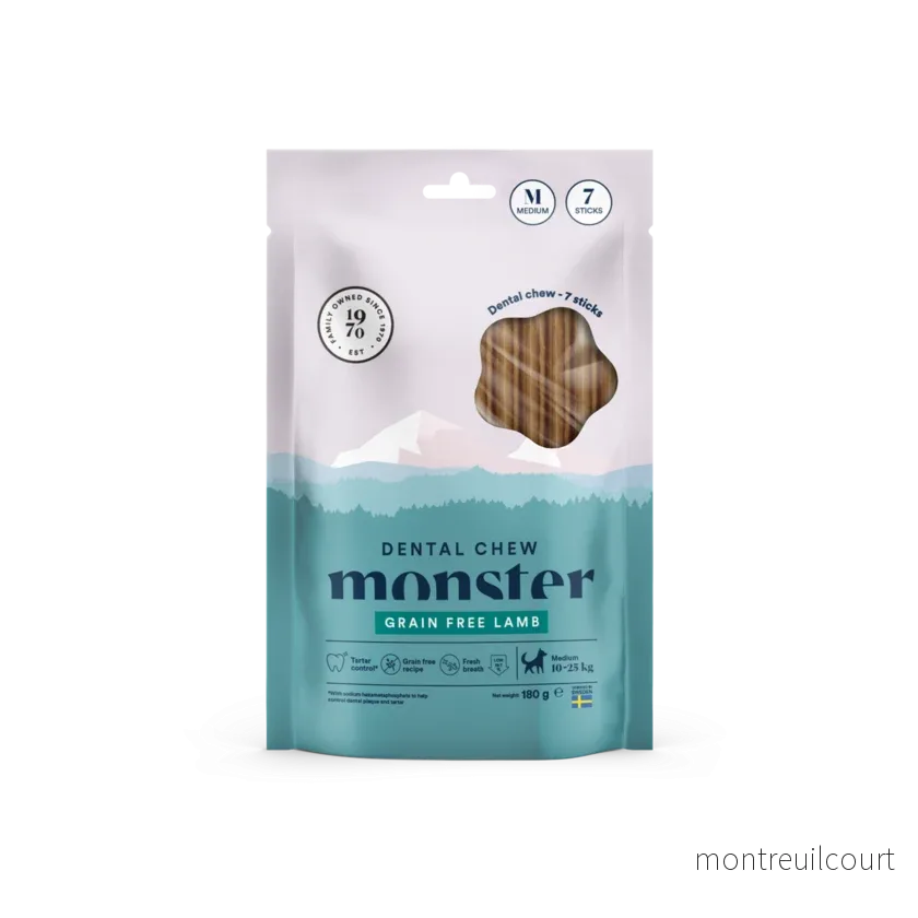 Monster Dental Chew Grain Free Lamb
