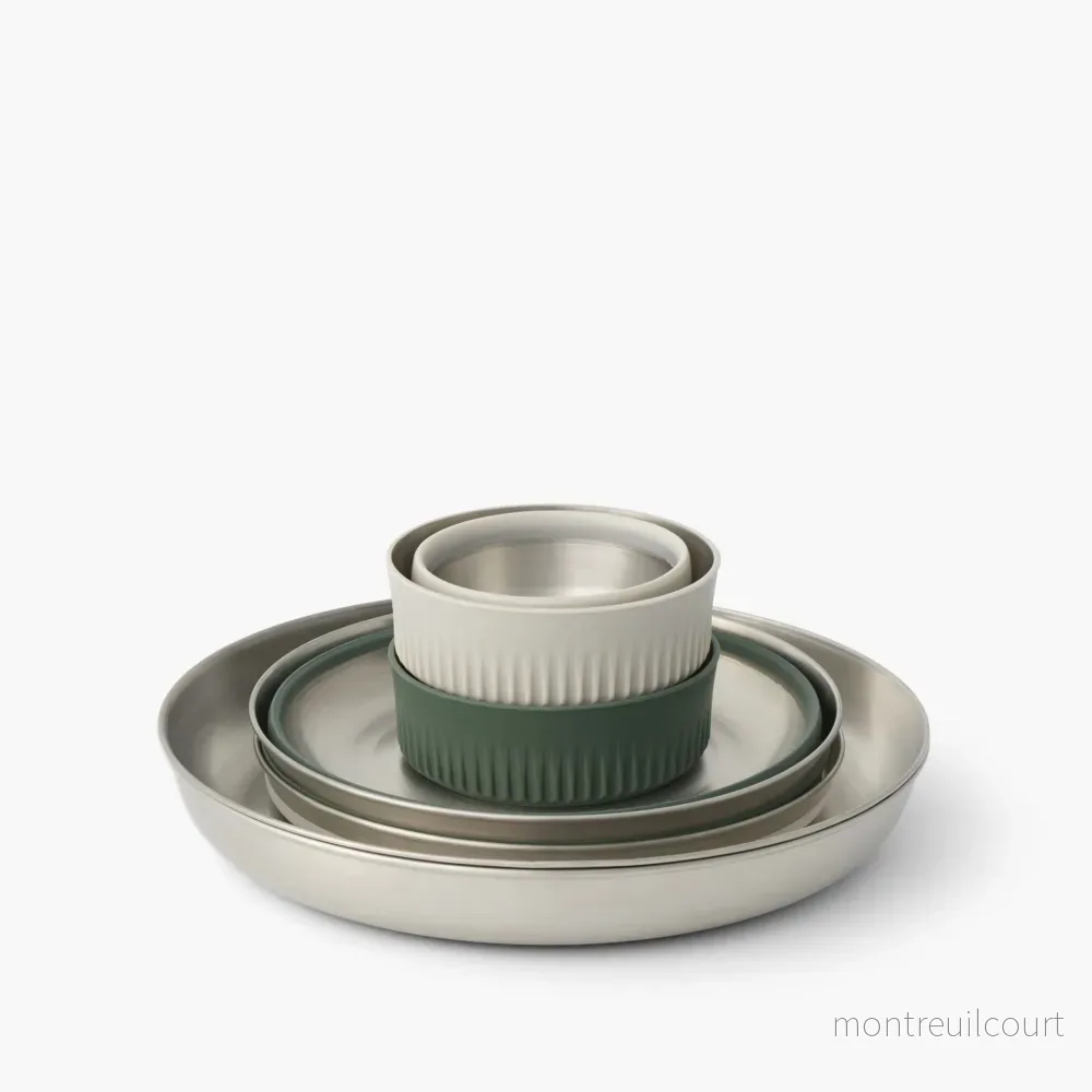 Sea to Summit Detour Stainless Steel Collapsible Dinnerware Set - Bild 3