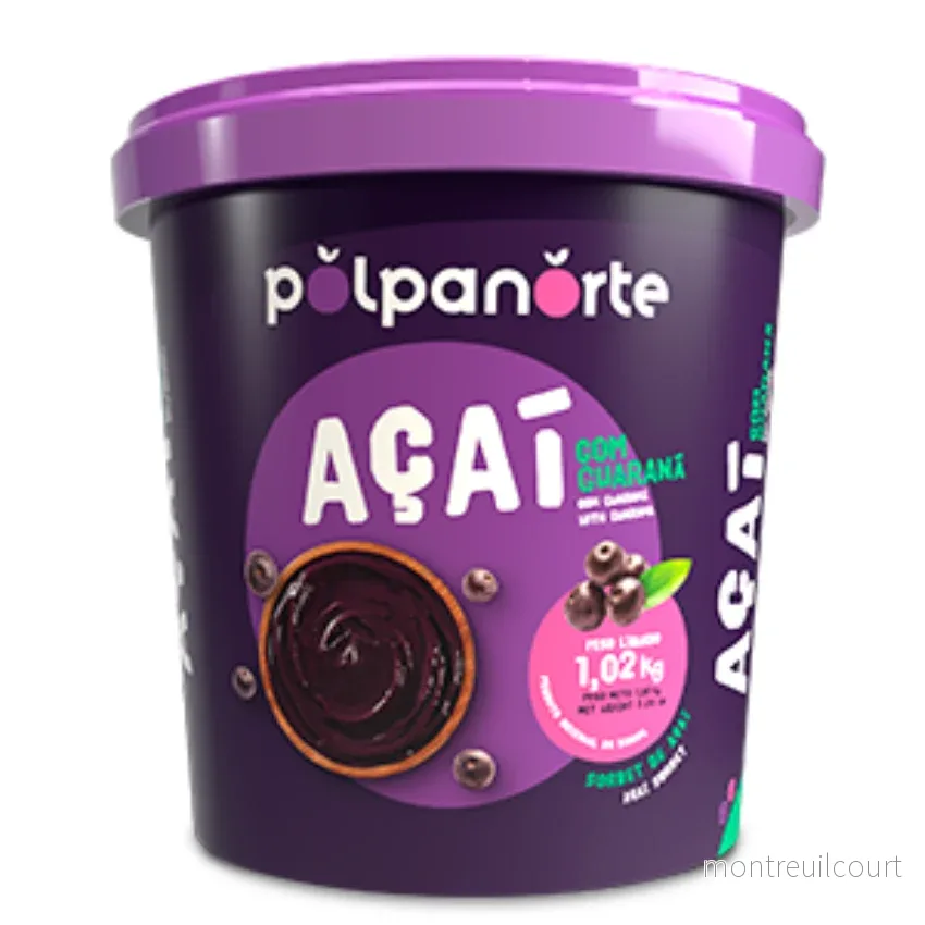 Açaí com Guaraná / Acai with Guarana – Polpa Norte (1kg) Açaí com Guaraná / Acai with Guarana – Polpa Norte (1kg)