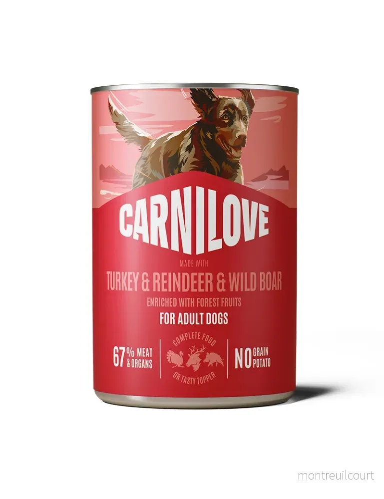Carnilove Paté Turkey & Reindeer & Wild Boar 400g Carnilove Paté Turkey & Reindeer & Wild Boar 400g