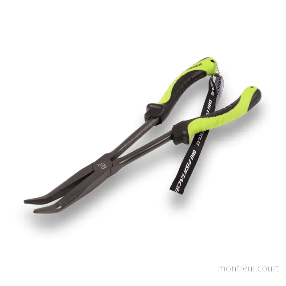 CWC BFT Long Nose Pliers, 28cm, Bent Teflon Coated