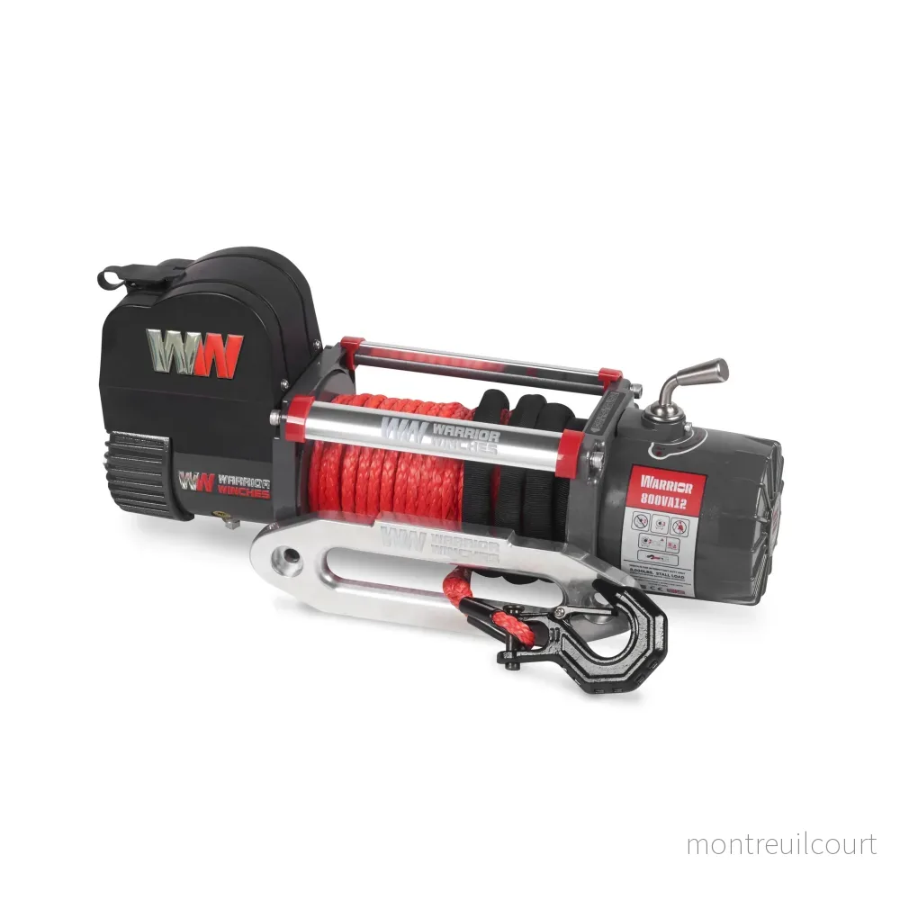 Warrior Winches Samurai 8000 Elektrisk Vinsch 12V Syntetlina - Bild 3
