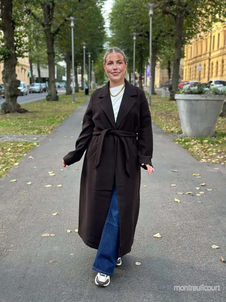 VEROMODA - FORTUNEAYA XTRA LONG COAT - CHOCOLATE TORTE - Bild 2