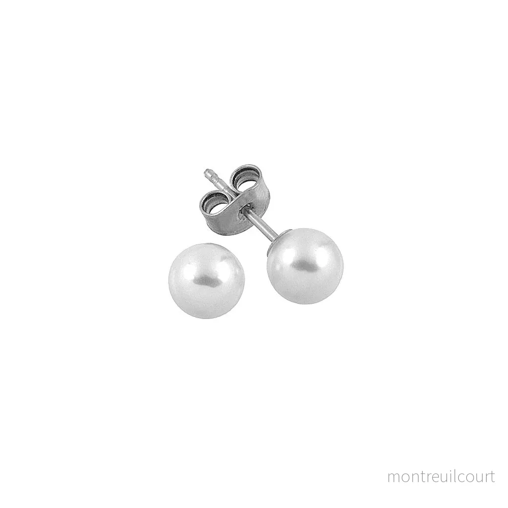 Pärlörhängen Silver