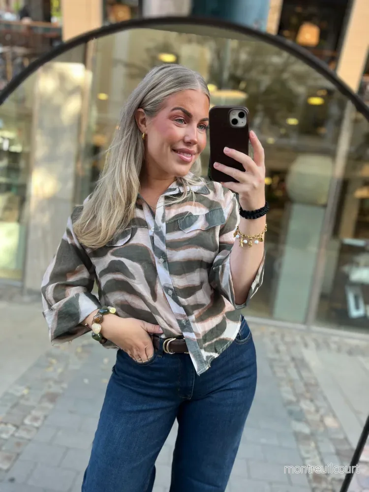 JÖRLEVIK – BLUS – GRÖN/ZEBRA JÖRLEVIK – BLUS – GRÖN/ZEBRA