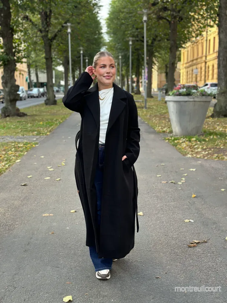 VEROMODA – FORTUNEAYA XTRA LONG COAT -BLACK VEROMODA – FORTUNEAYA XTRA LONG COAT -BLACK