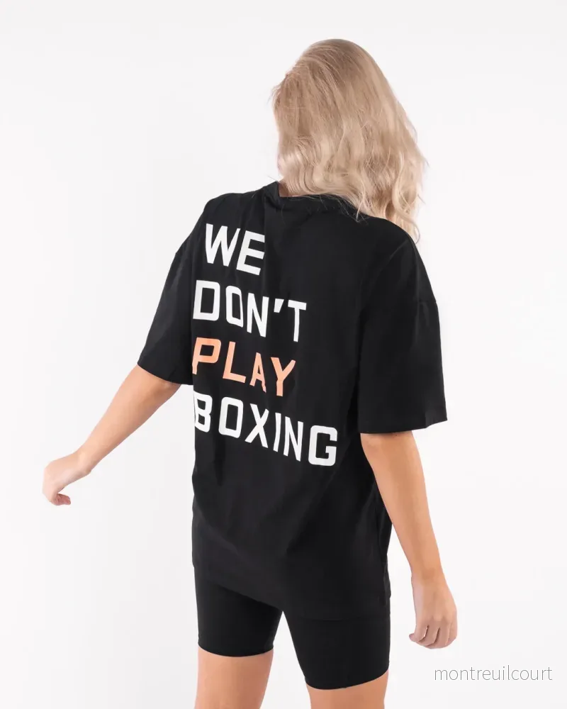 BOXRAW T-shirt We Don’t Play Boxing BOXRAW T-shirt We Don’t Play Boxing