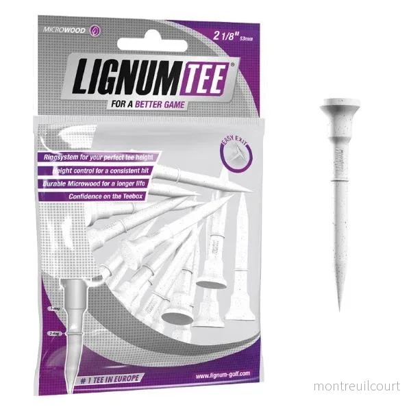 Peggar - Lignum Tee 53 mm 16-pack Vita
