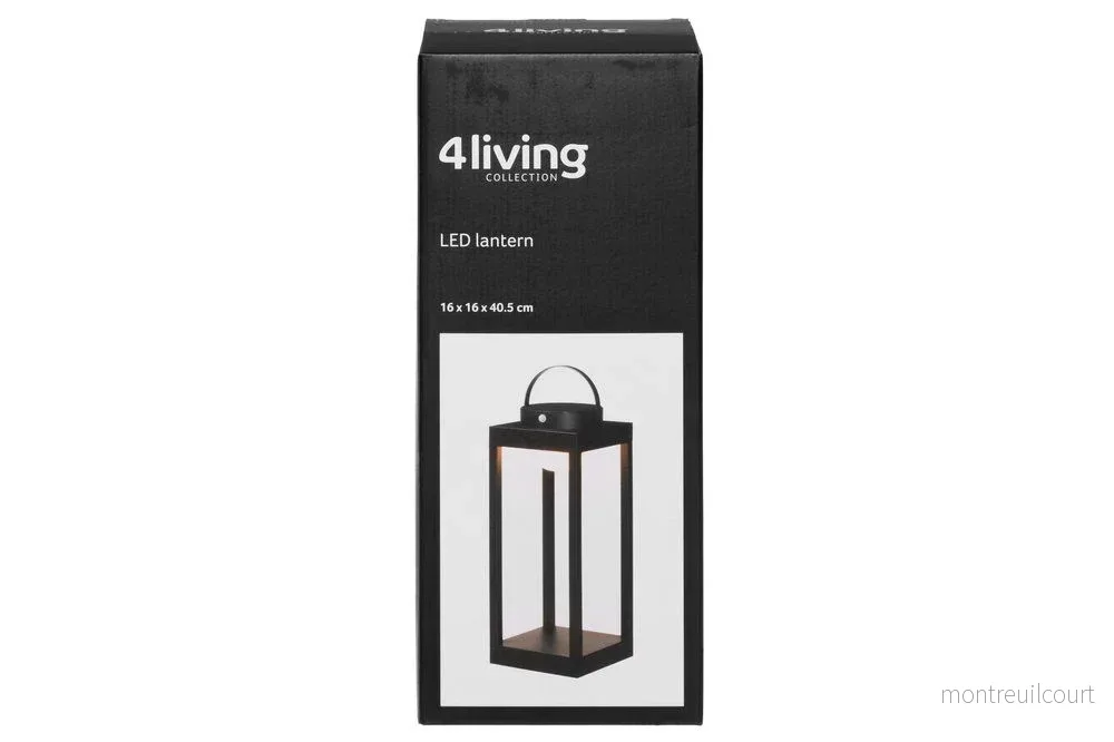 LED-lykta 40,5 cm - solcellsdriven - Bild 3