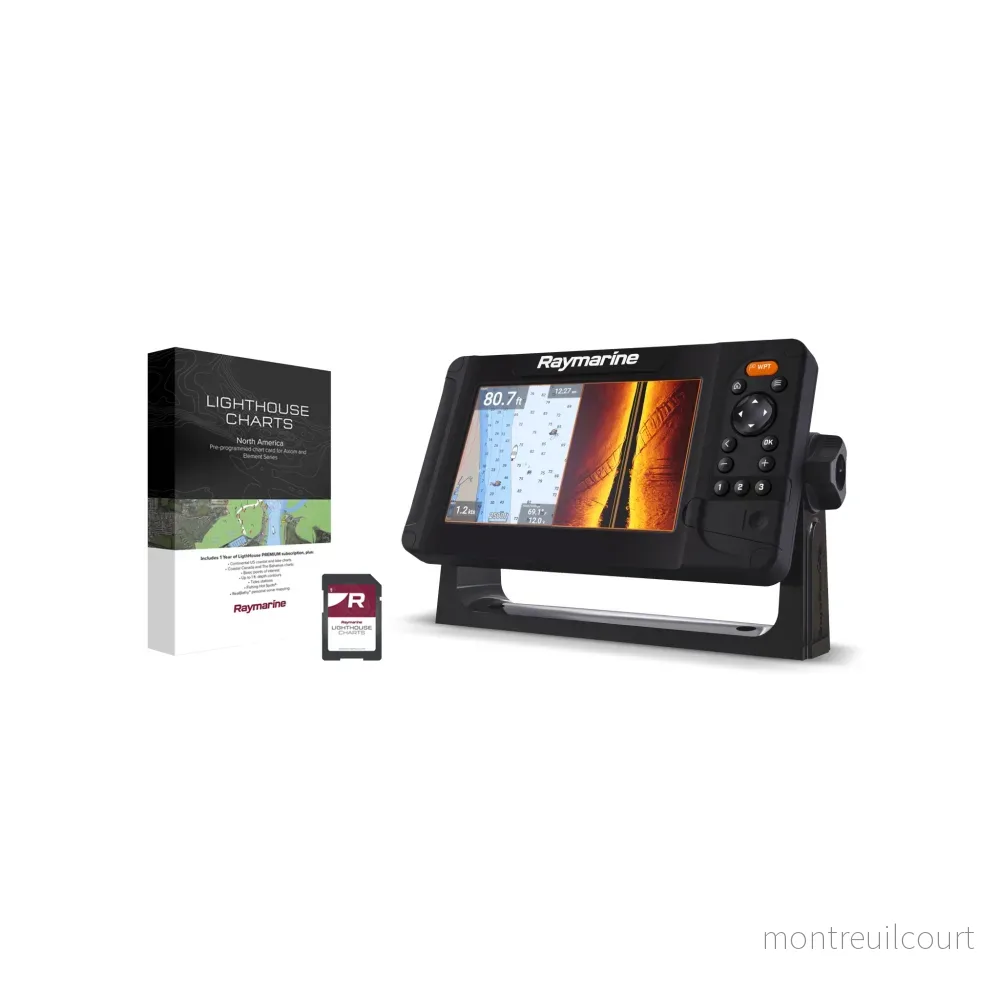 Raymarine Element 7 S – 7″ MFD med Wi-Fi, GPS & LightHouse sjökort över norra Europa Raymarine Element 7 S – 7″ MFD med Wi-Fi, GPS & LightHouse sjökort över norra Europa
