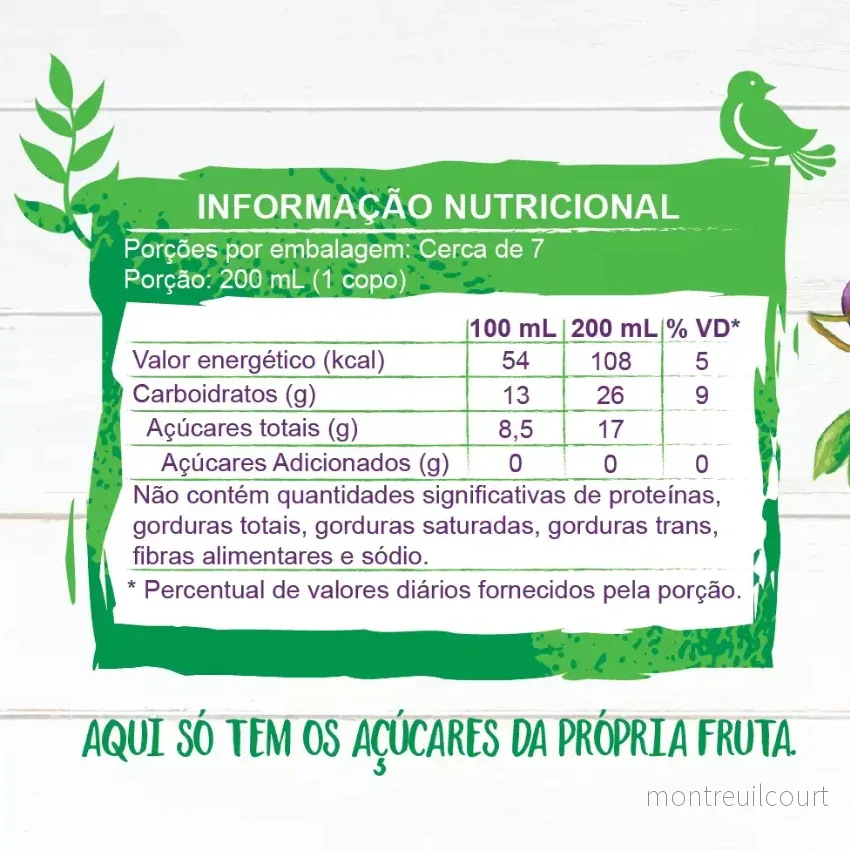 Suco de Uva Integral / 100% Grape Juice - Campo Largo (1,5l) - Bild 2