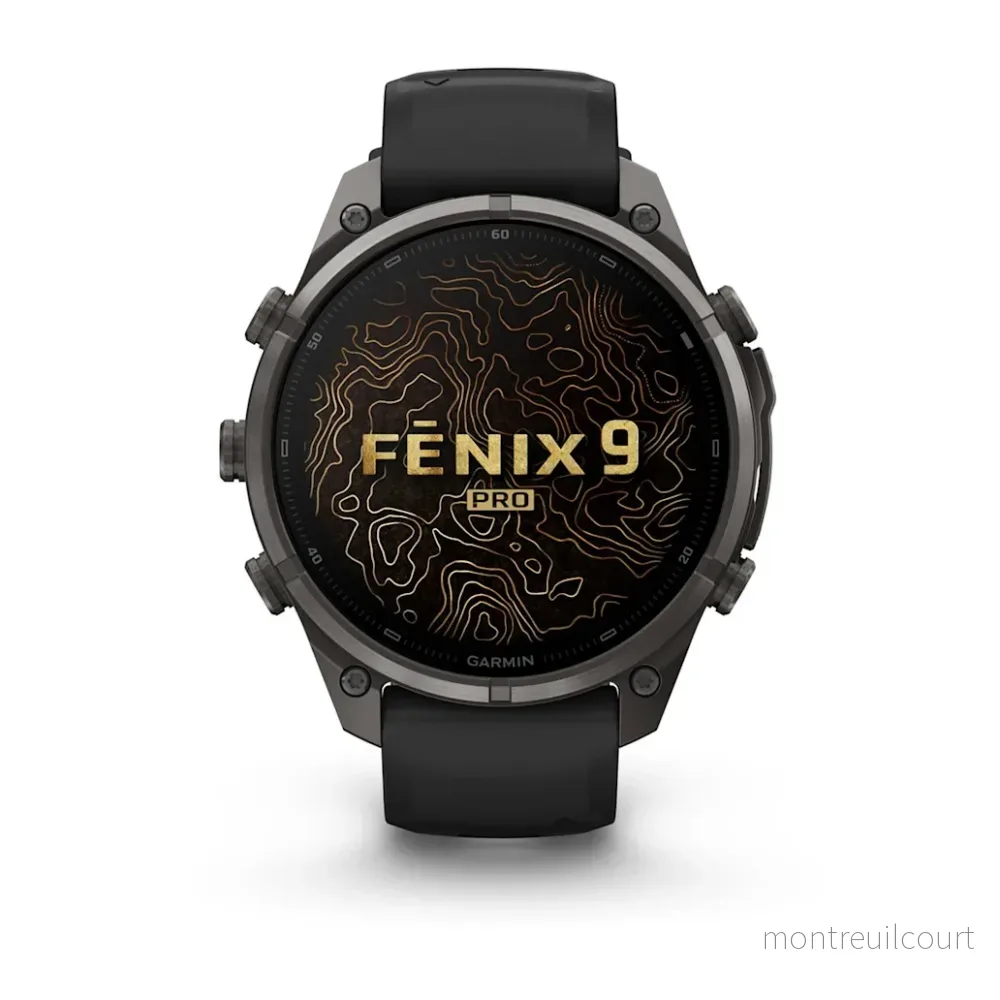 Garmin fēnix 9 Pro - AMOLED 47 mm Sapphire Carbon Gray DLC Titanium - Bild 2