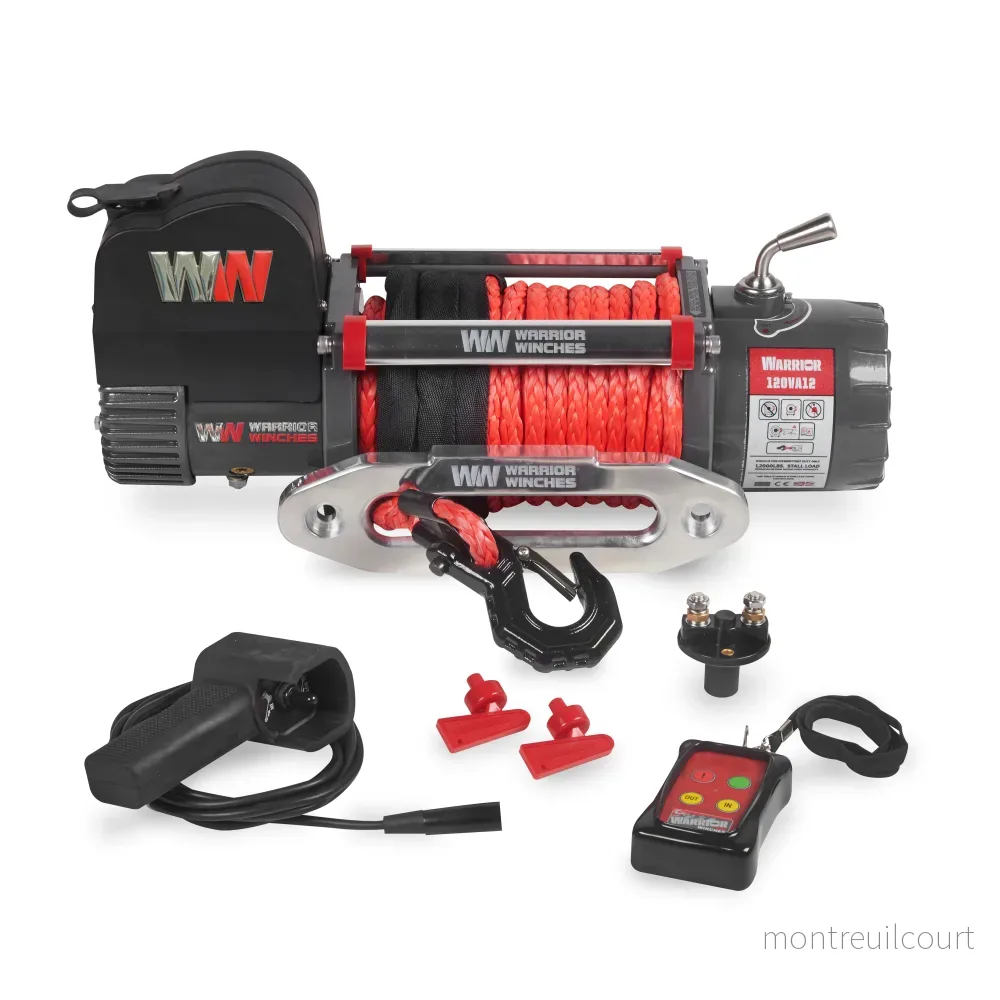 Warrior Winches Samurai 12000 Elektrisk vinsch 12V Syntetlina - Bild 2
