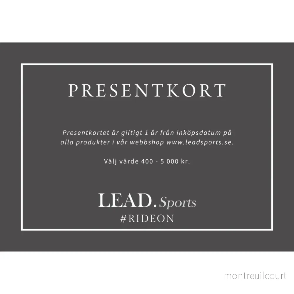 Lead Sports Presentkort