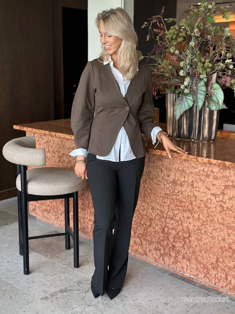 PIECES – GUNHILD BLAZER – WREN PIECES – GUNHILD BLAZER – WREN