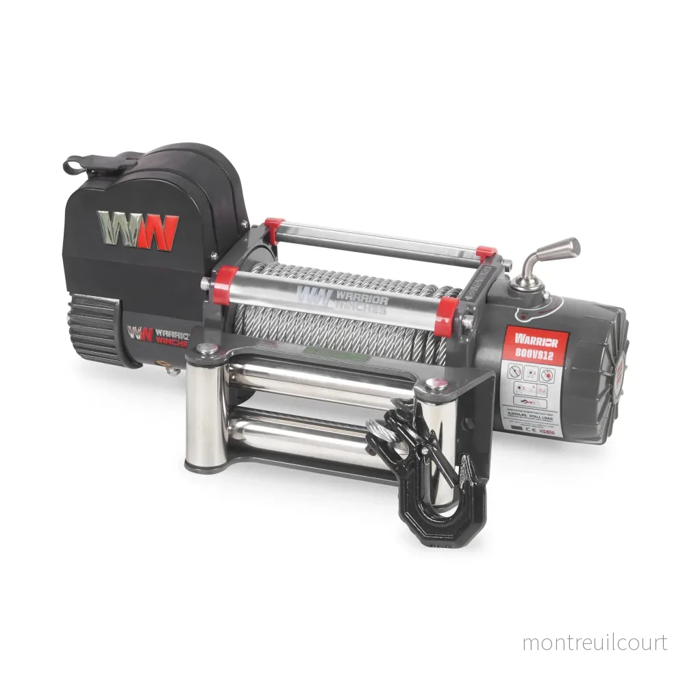 Warrior Winches Samurai 8000 Elektrisk Vinsch 12V Stålvajer - Bild 3