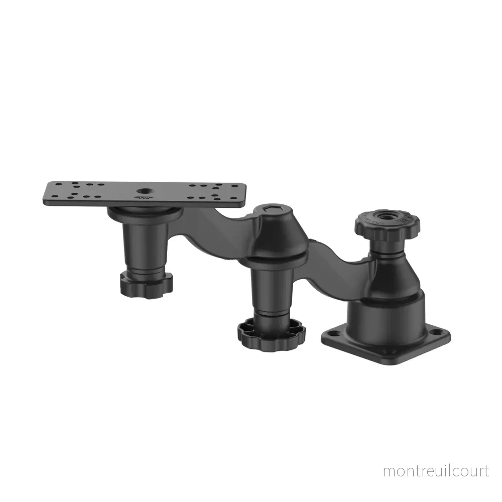 RAM Mounts Horisontell Dubbel Svängarm Marinelektronik (C-kula) - Bild 2