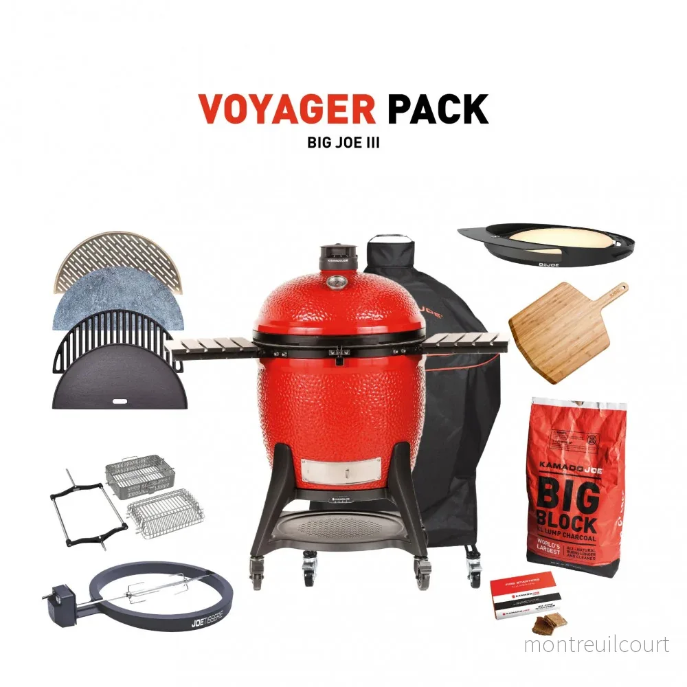 Kamado Joe Big Joe 3 Voyager Paket Kamado Joe Big Joe 3 Voyager Paket